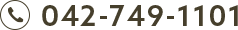 電話番号　042-749-1101